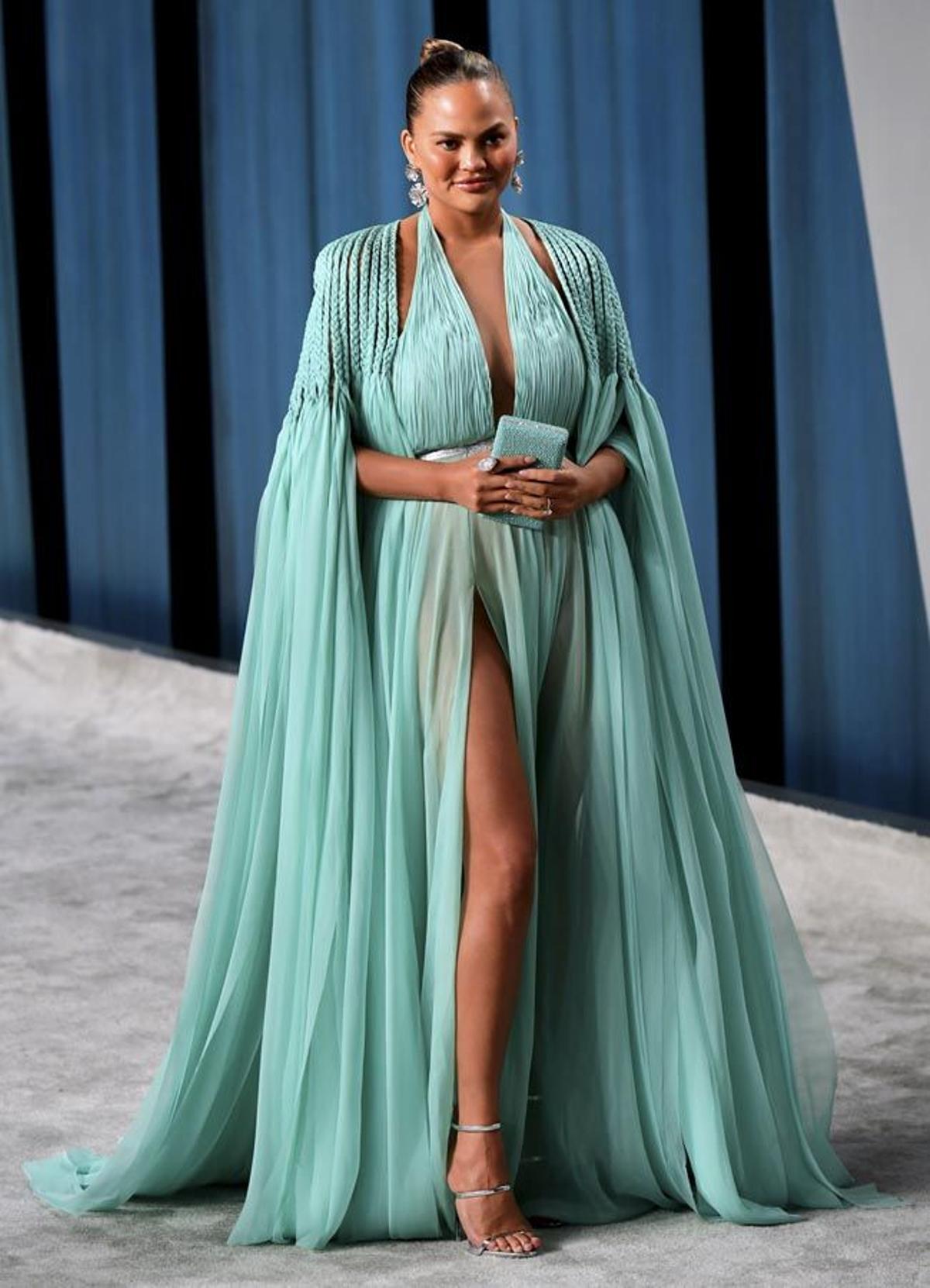 Chrissy Teigen, en la fiesta post Oscar 2020