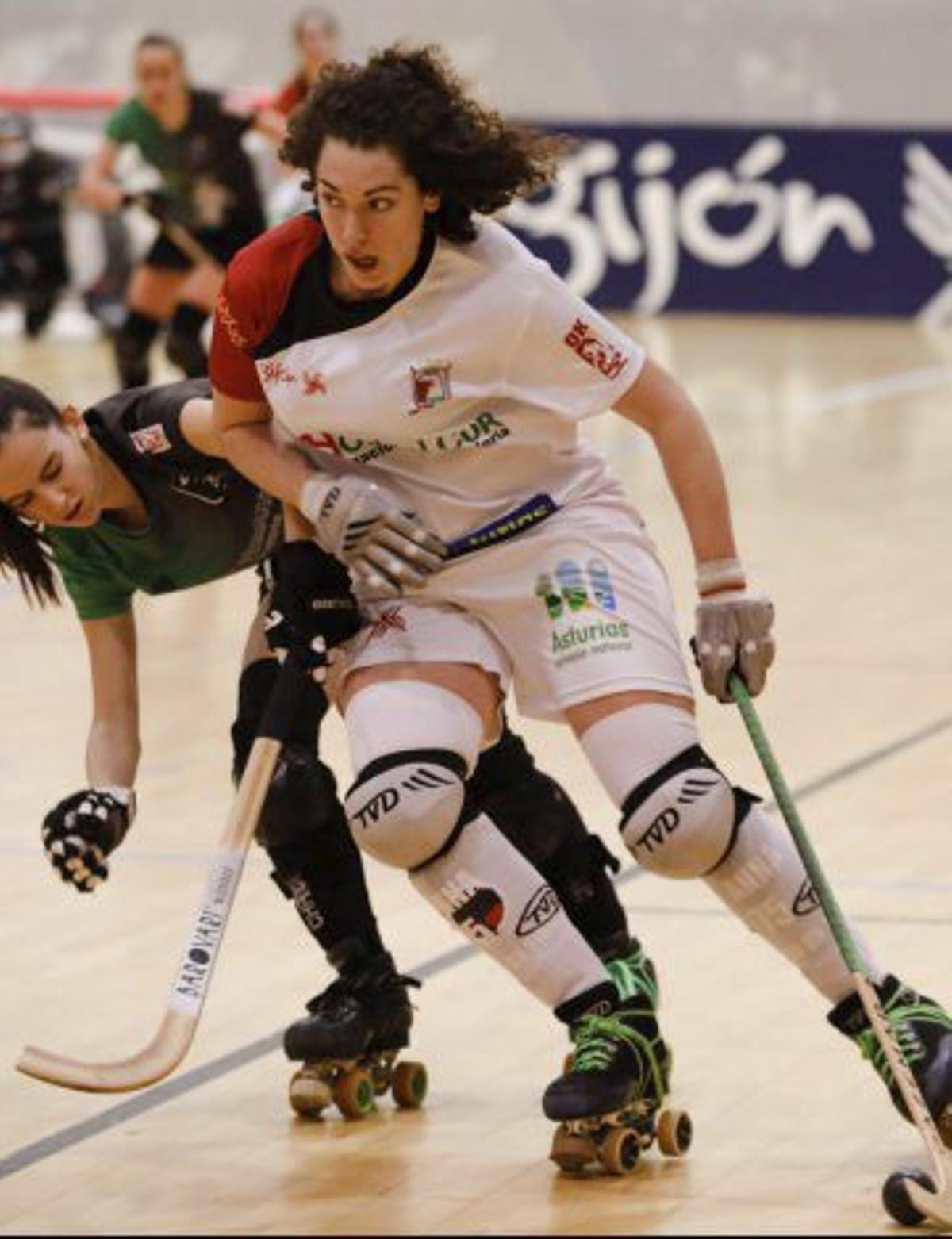 Anna Casarramona, en un partido con el Telecable. |