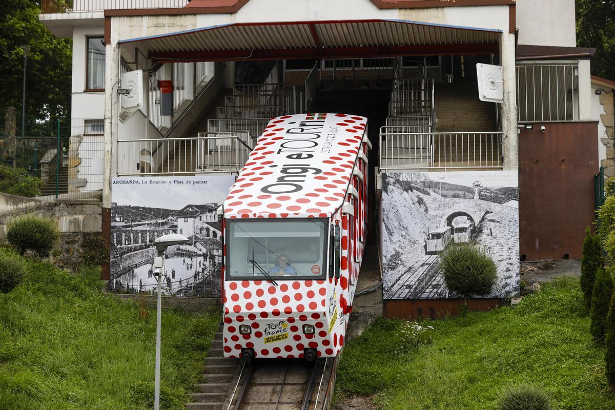 Bilbao se tiñe con los colores del Tour de Francia.