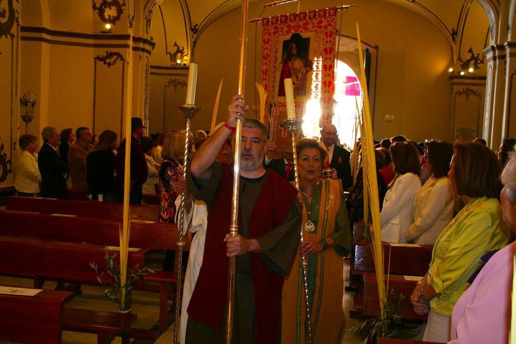 Bendición de las palmas del Paso Blanco en Lorca