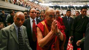 Dalai-lama vs. Trump: lluita lliure espiritual a Montjuïc