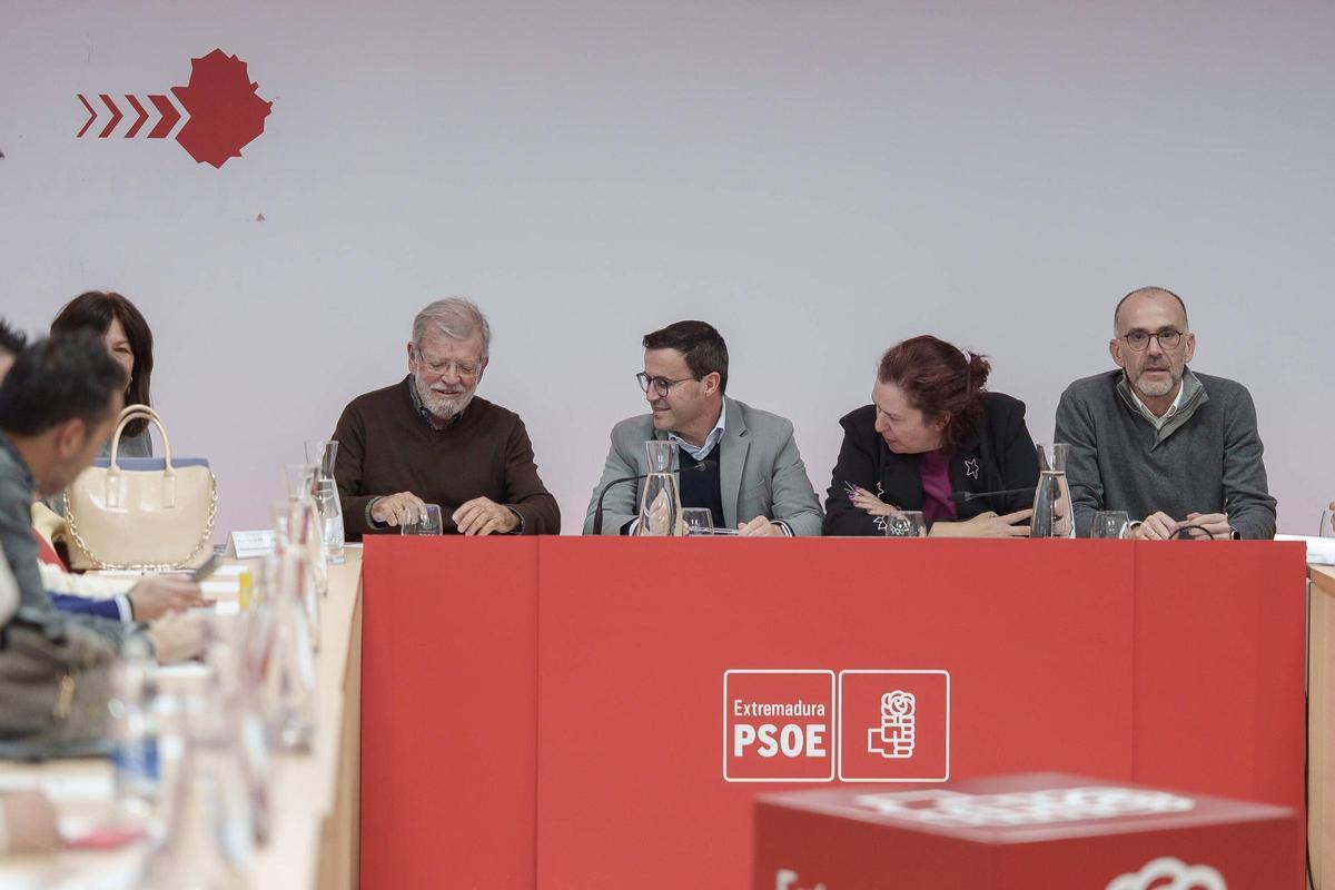 FOTOGALERÍA | Reunión de la Ejecutiva del PSOE este lunes en Mérida