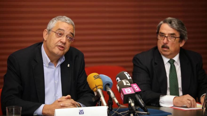 Luis Martín y José Luis Guillén, presidente y vicepresidente de los promotores de Balears.