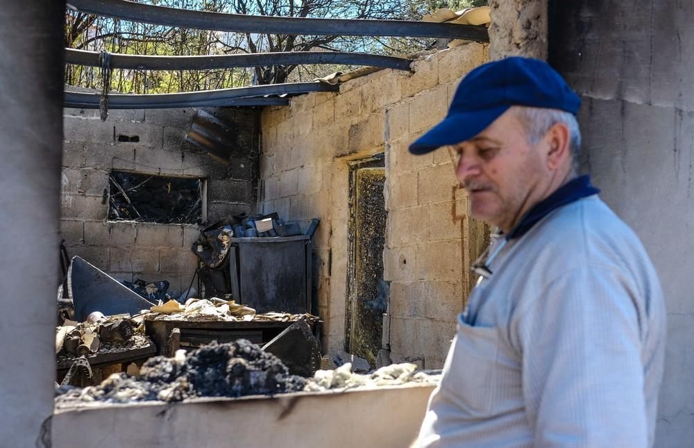 Tejeda tras el incendio