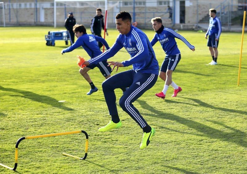 Entrenamiento del Real Zaragoza (7-2-2020)