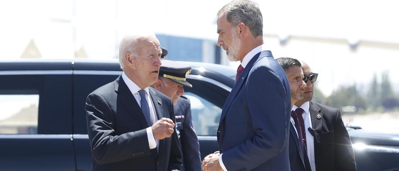 Llegada de Biden a la Cumbre de la OTAN en Madrid