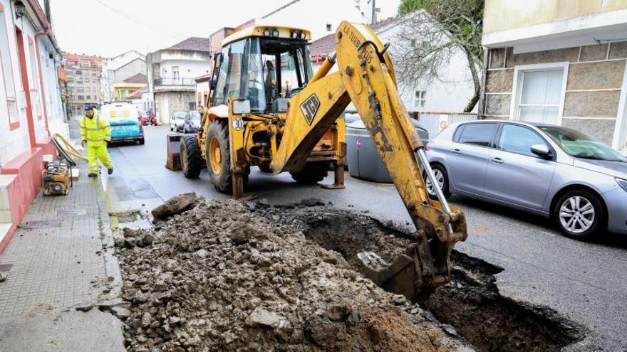 Cortan el agua en el norte de Vilagarcía por una avería