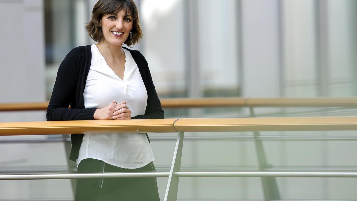 Fotografía facilitada por el Parlamento europeo de la exeuroparlamentaria de Podemos Lola Sánchez Caldentey.