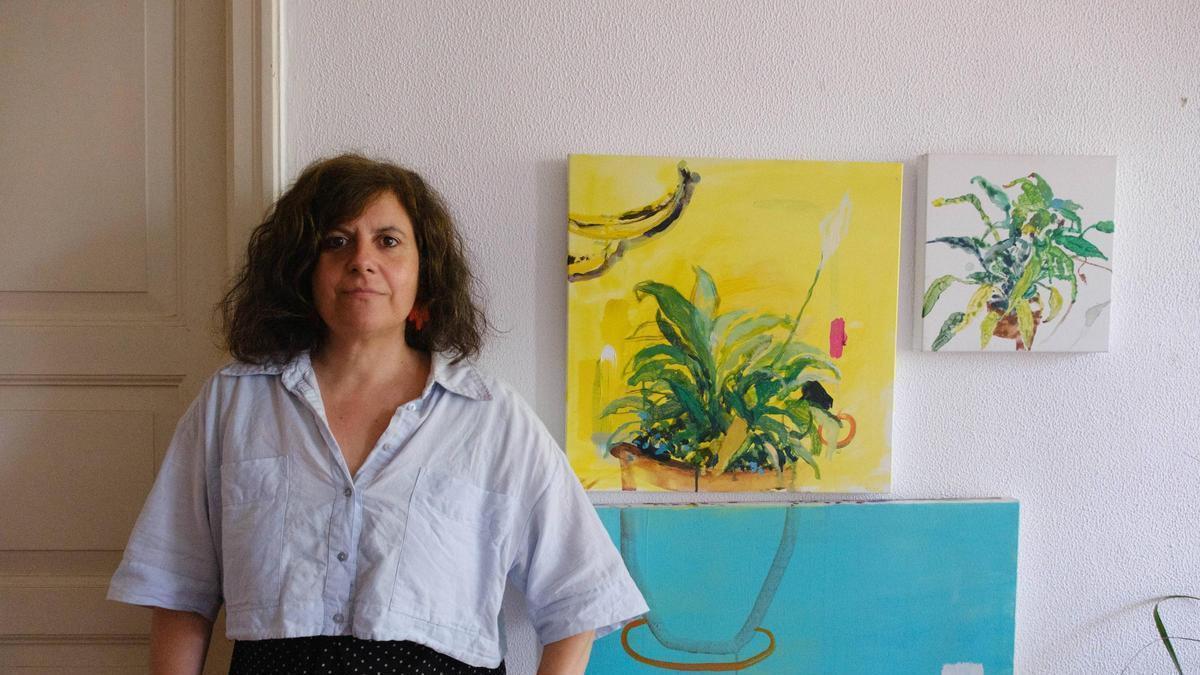 María Meijide, este viernes, en su casa-taller.