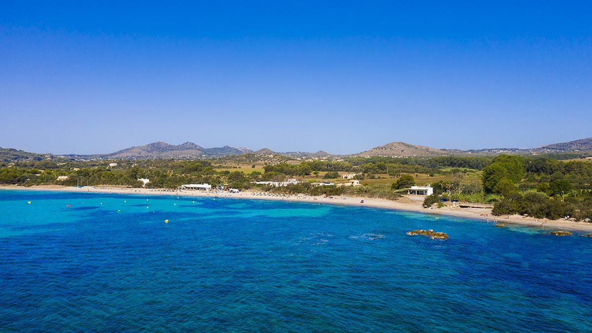 Toller Strand: Sa Marjal bei Cala Millor.