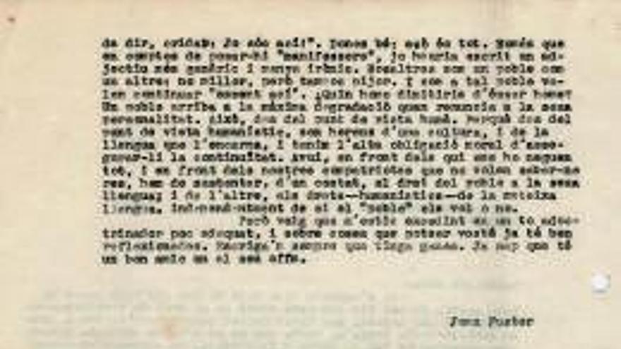 &quot;Nosaltres som un poble com un altre: no millor, però tampoc pitjor. I com a tal poble volem continuar ‘essent ací’&quot;