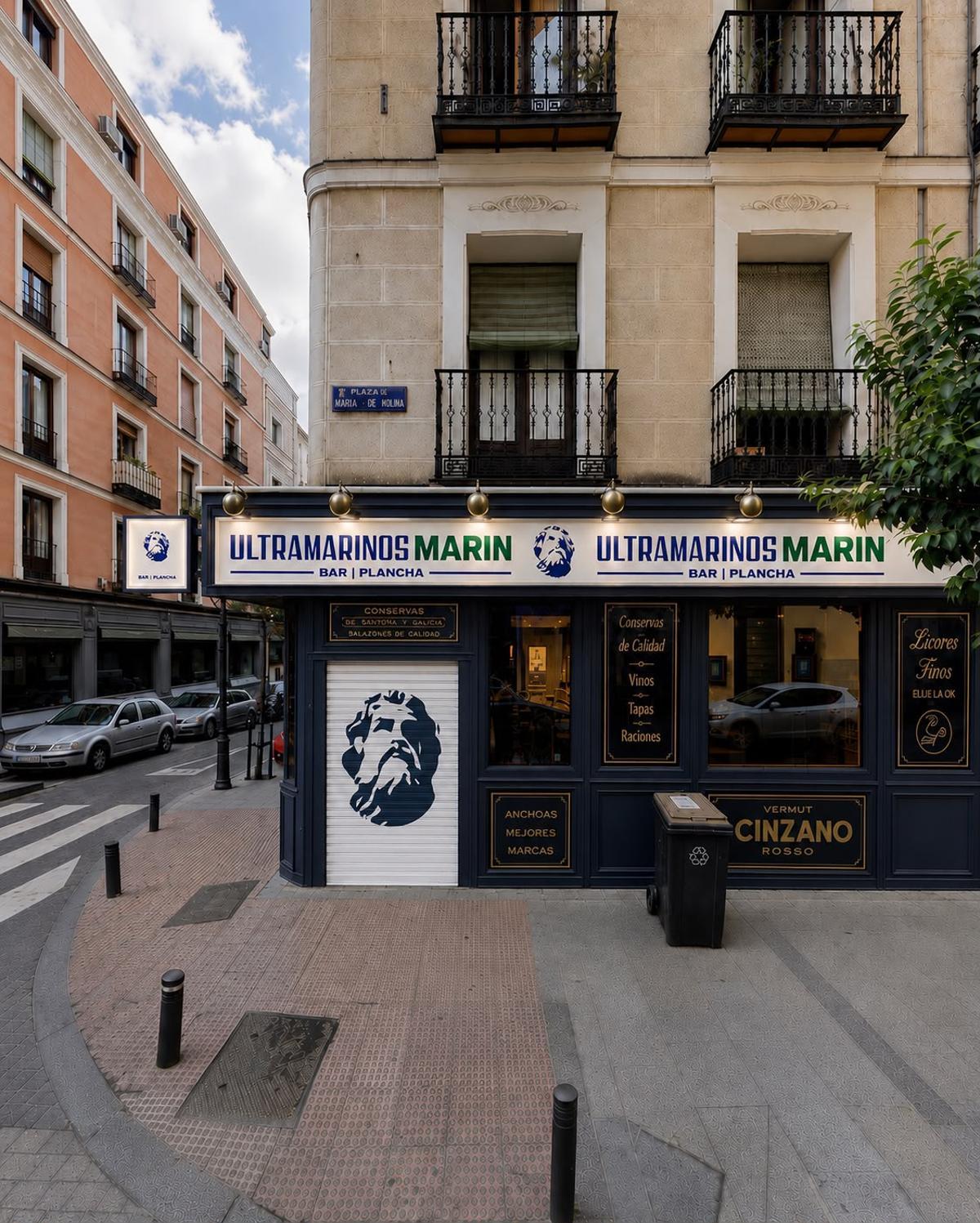 Ultramarinos Marín abrirá el 15 de octubre en la esquina de San Andrés con Manuela Malasaña, en pleno barrio de Malasaña.