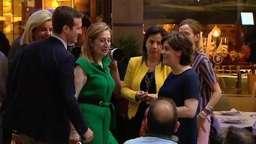 Santamaría y Casado, juntos y muy sonrientes