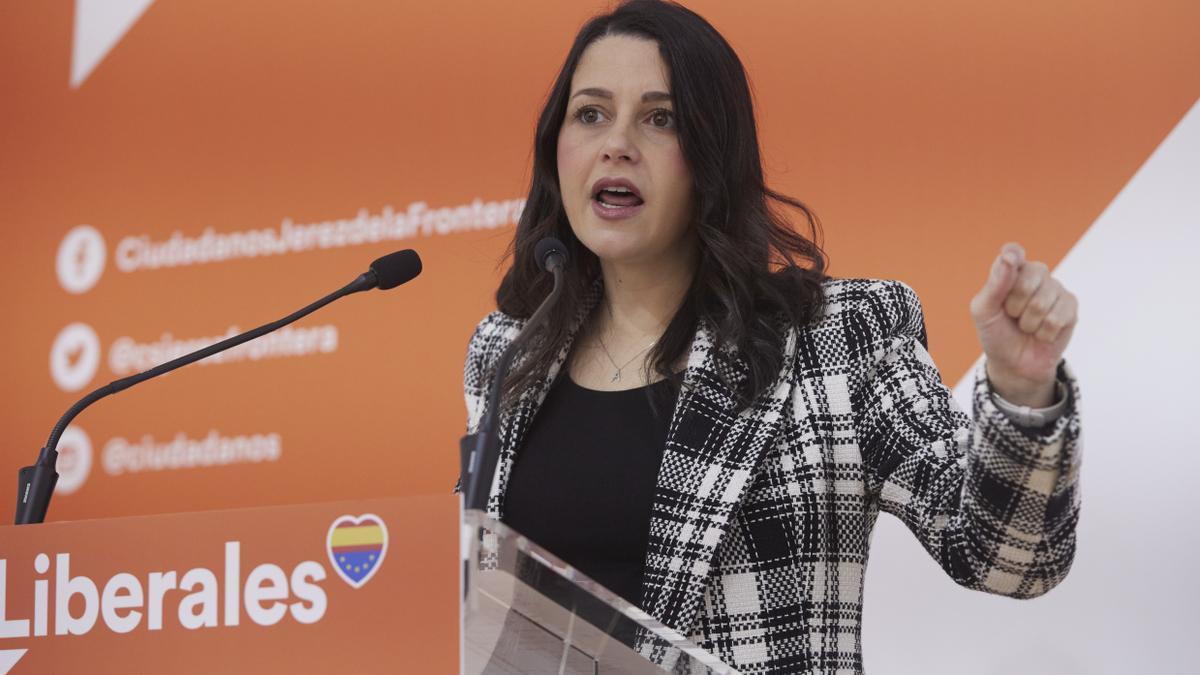 Inés Arrimadas, portavoz de Cs.