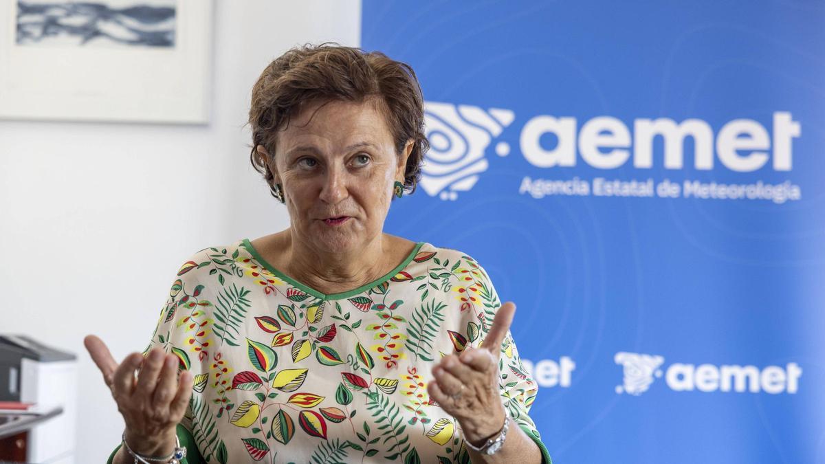 María José Guerrero, en un momento de la entrevista