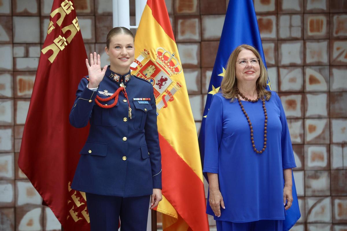 La visita de la princesa Leonor a la Asamblea Regional de Murcia, en imágenes La visita de la princesa Leonor a la Asamblea Regional de Murcia, en imágenes