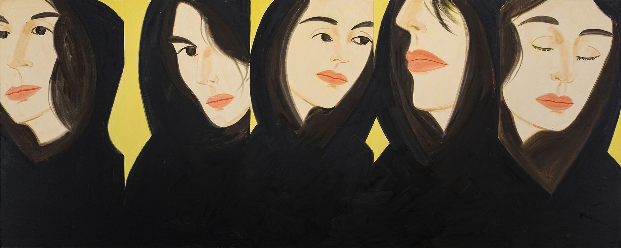 Algunas de las obras incluidas en esta exposición retrospectiva de Alex Katz en el Museo Thyssen Bornemisza