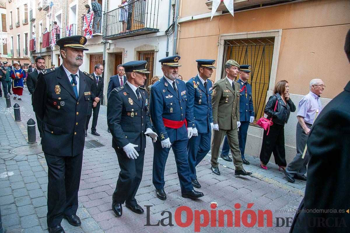 Procesión del Baño y parlamento en las Fiestas de Caravaca