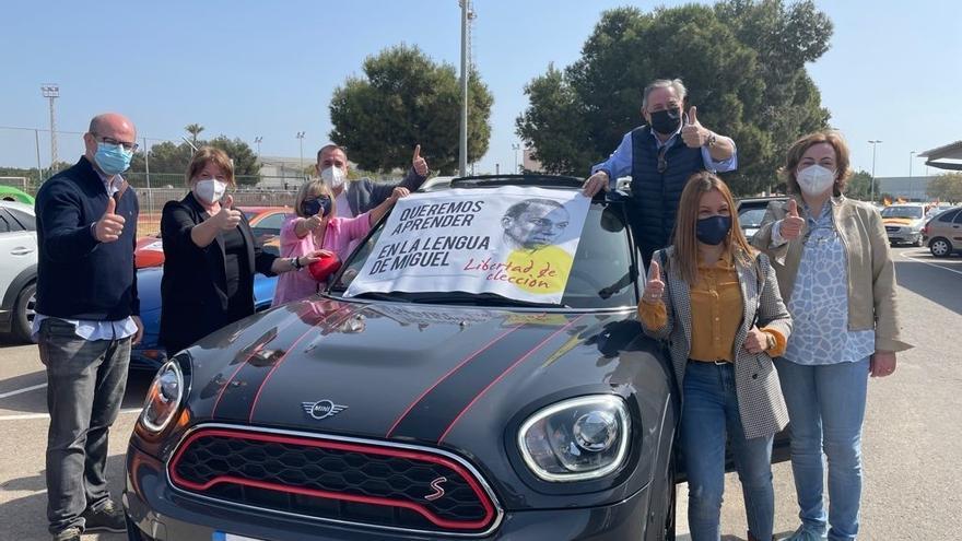 Manifestación contra la Ley de Plurilingüismo en Pilar de la Horadada