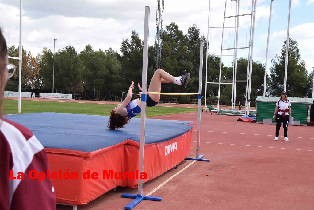 Regional absoluto y sub-23 de atletismo en Lorca