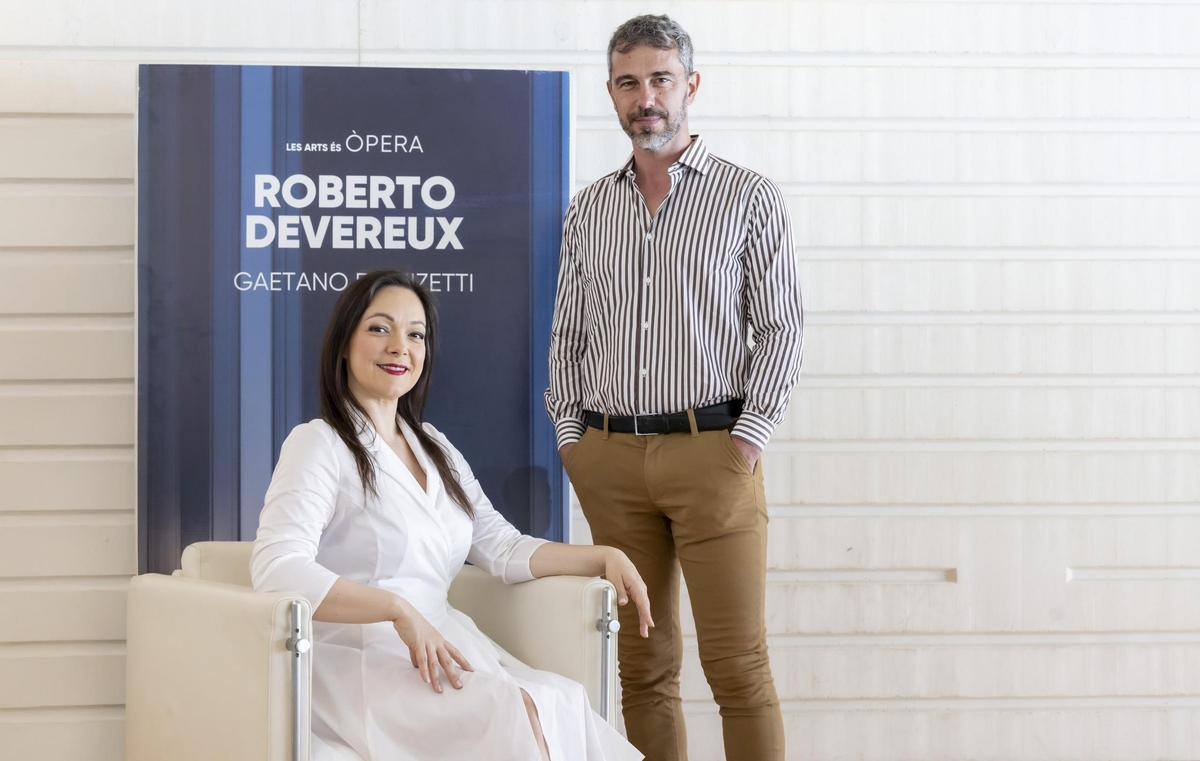 La ópera ‘Roberto Devereux’, de Donizetti, con la soprano Eleonora Buratto y Francisco Lanzillotta en el Palau de Les Arts.