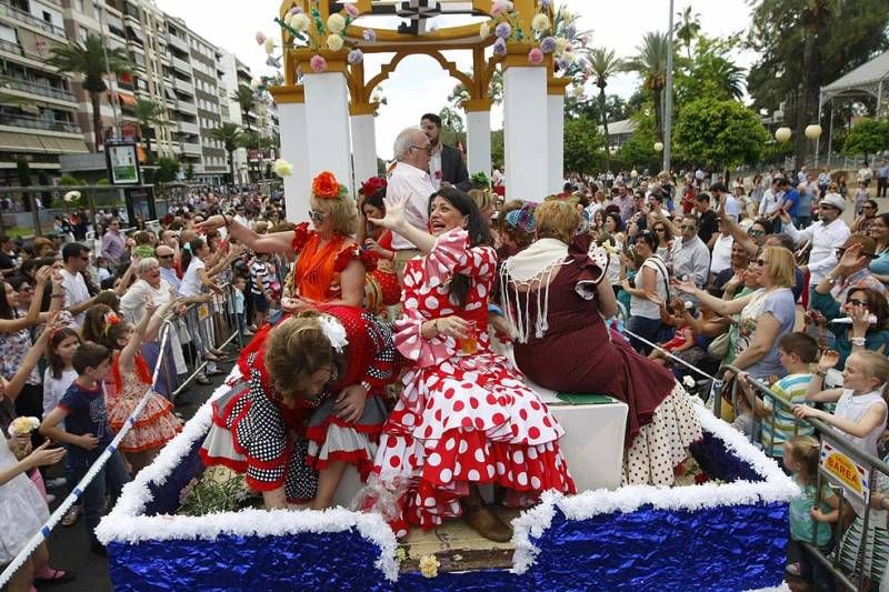 Las flores de la batalla de las flores.