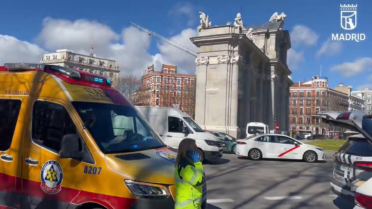 Suceso junto al Retiro