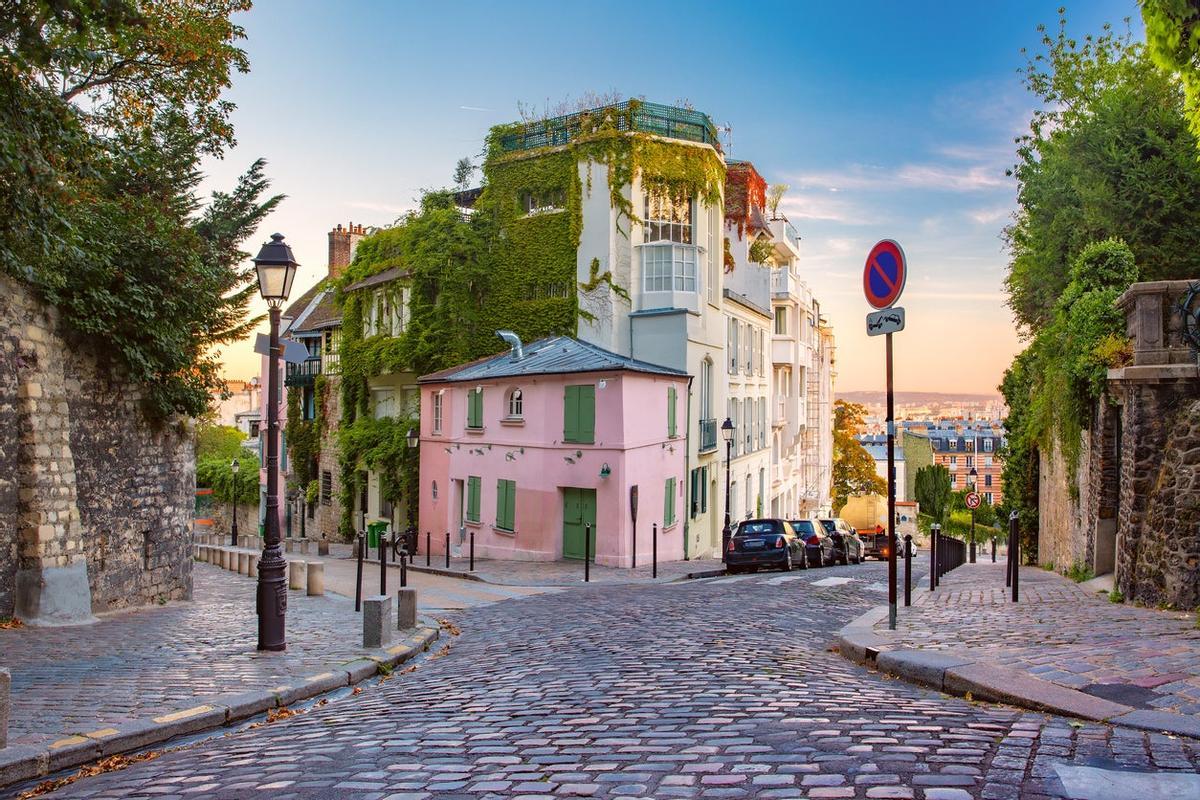 Calles de Montmartre (París, Francia)