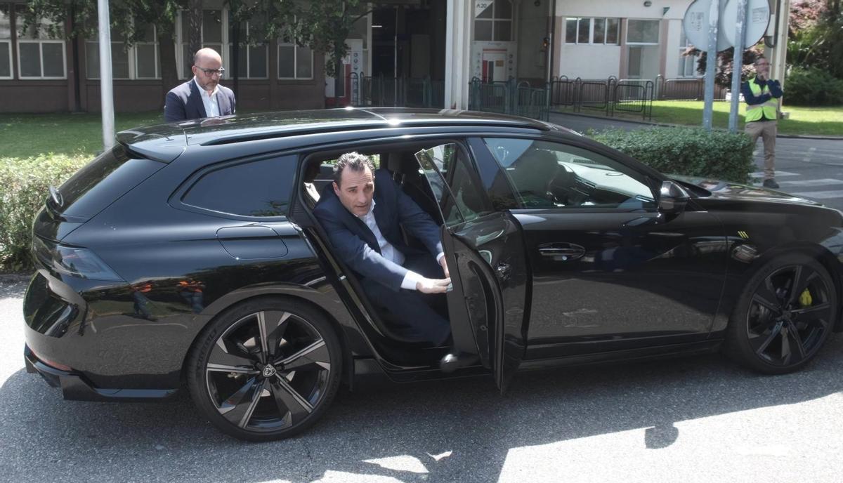 Antonio Filosa, a su llegada a Vigo cuando fue nombrado CEO del grupo