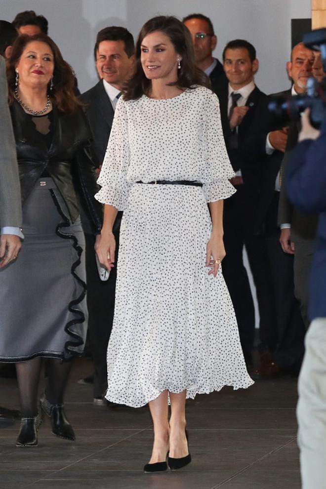 La reina Letizia durante el aniversario del Parque Doñana