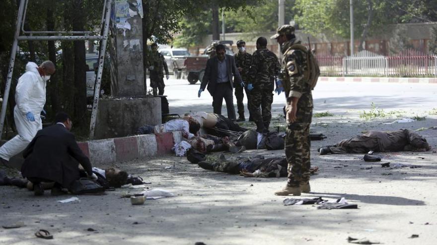 Al menos 20 muertos y más de 30 heridos, la mayoría periodistas, en dos explosiones en Kabul
