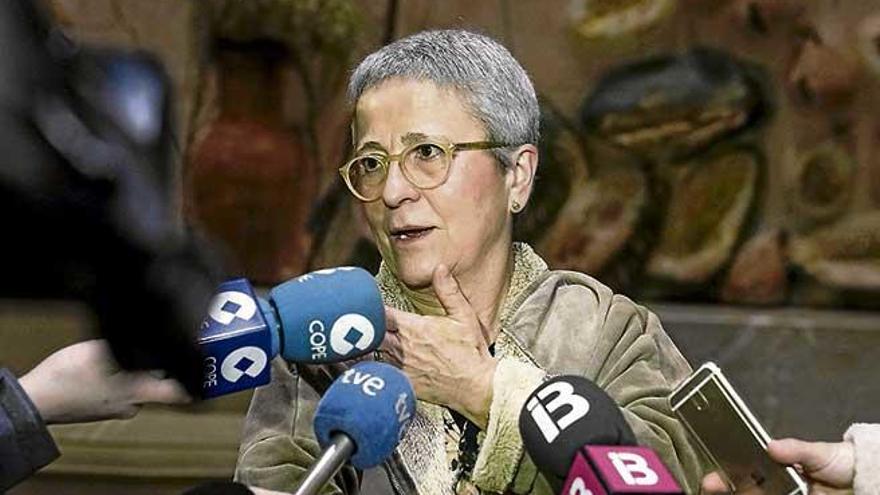 Mercè Gambús en la inauguración del coloquio.