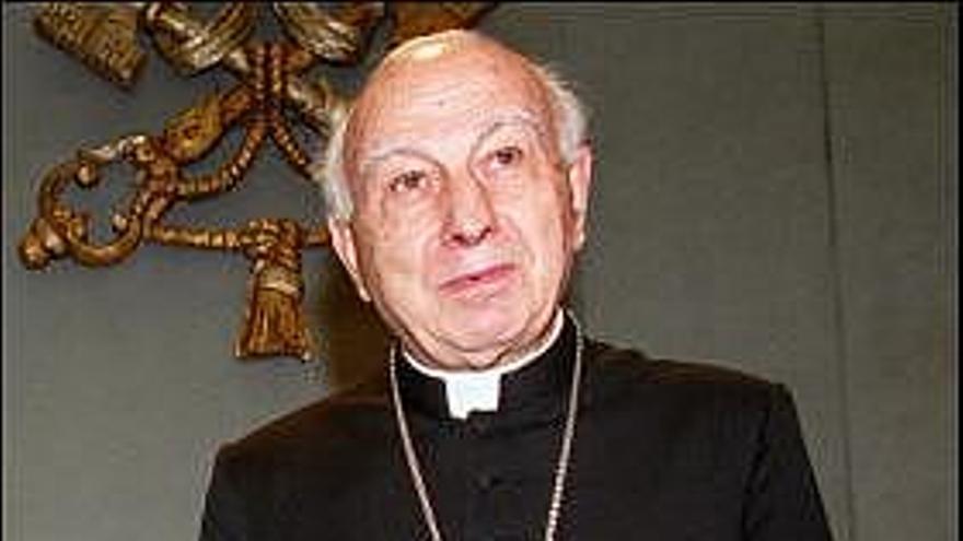 Fotografía de archivo del Cardenal Pio Laghi.