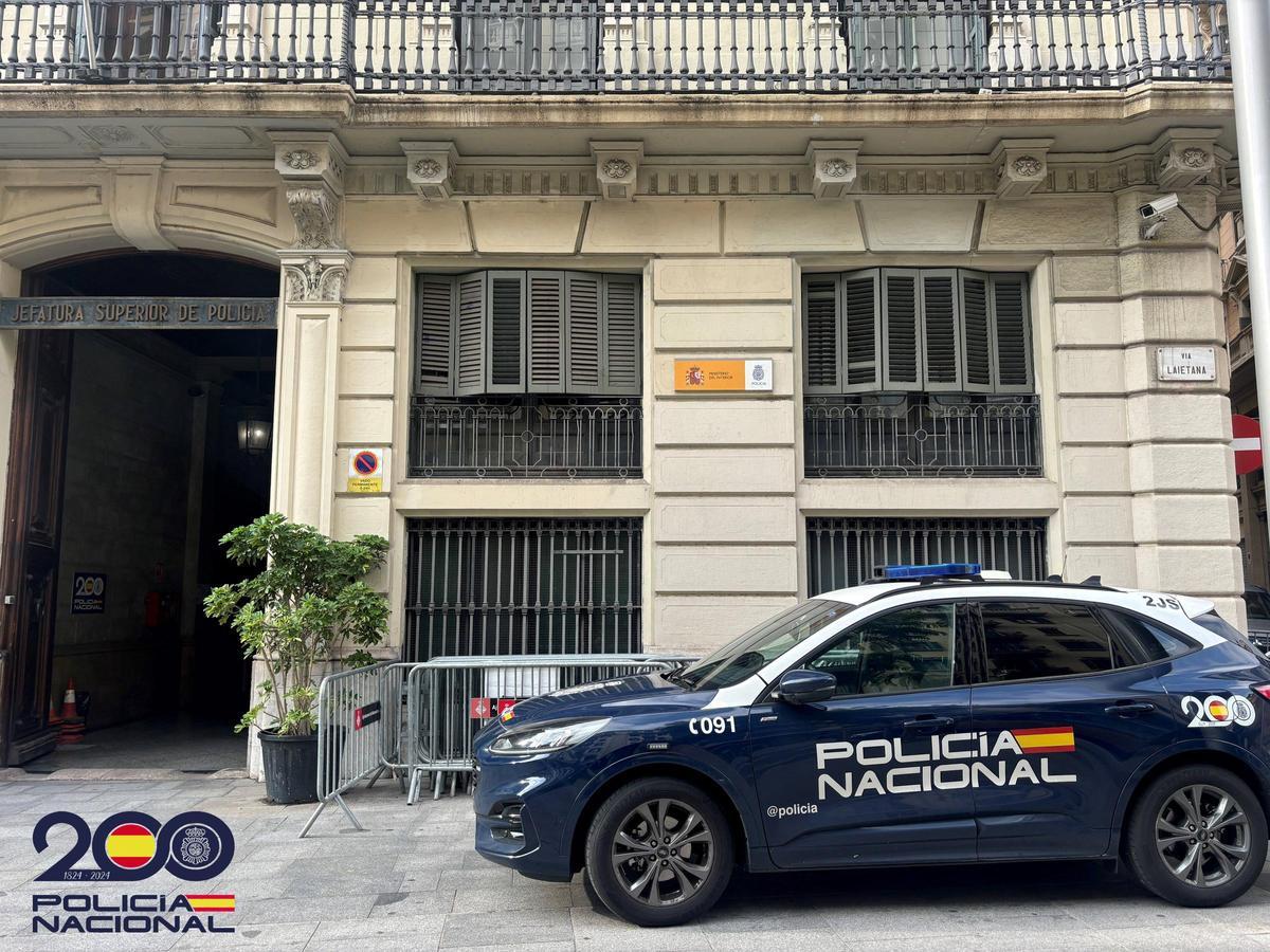 Imagen de la comisaría de Via Laietana de Policía Nacional