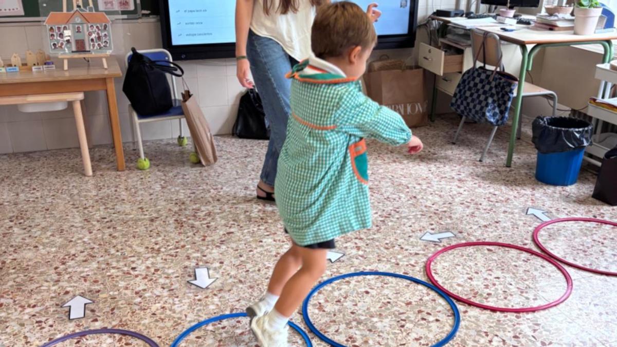 La actividad forma parte del proyecto «Manos a las letras, letras en las manos»