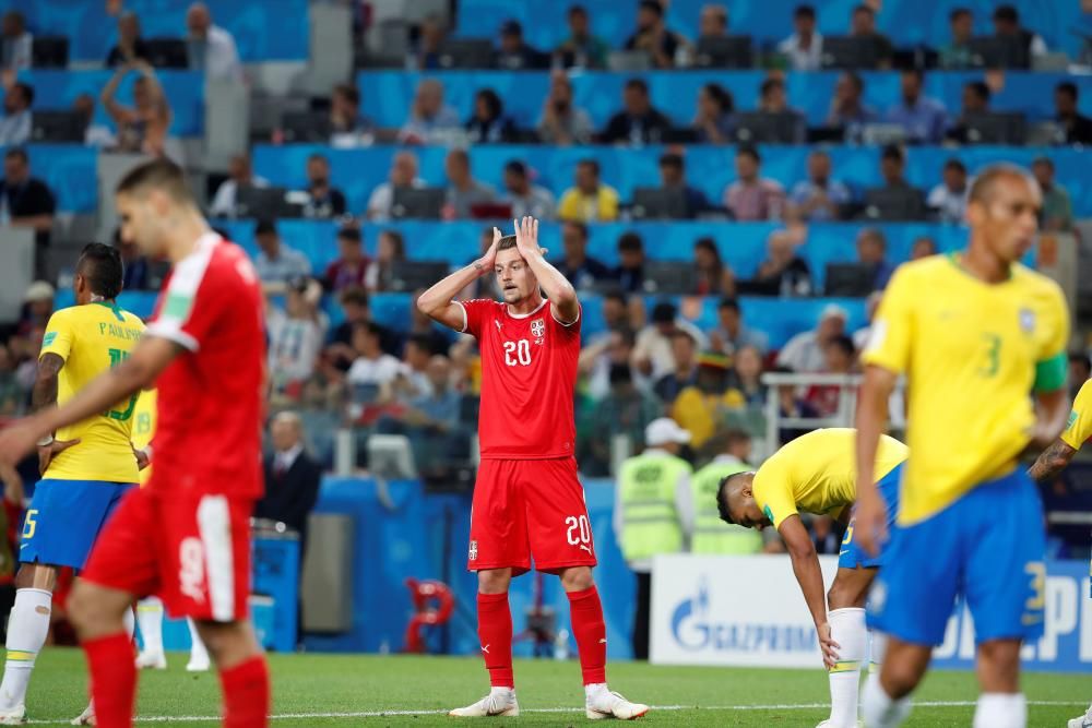 Mundial 2018: Las imágenes del Serbia - Brasil