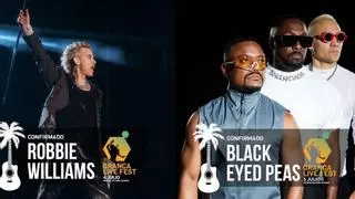 Black Eyed Peas y Robbie Williams, confirmados como cabeza de cartel del Granca Live Fest 2024