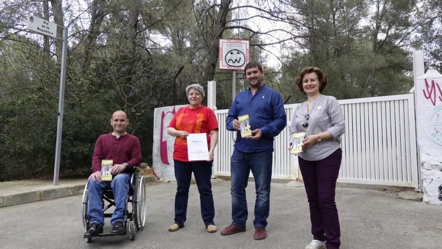 Marga Plomer (candidat a la alcaldÃ­a), Rafel Sedano (nÃºmero 2), Inmaculada Alcolecha (nÃºmero 6) y Joan Venys (nÃºmero 8).