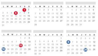 Calendario laboral de Catalunya de 2022 (con todos los festivos)