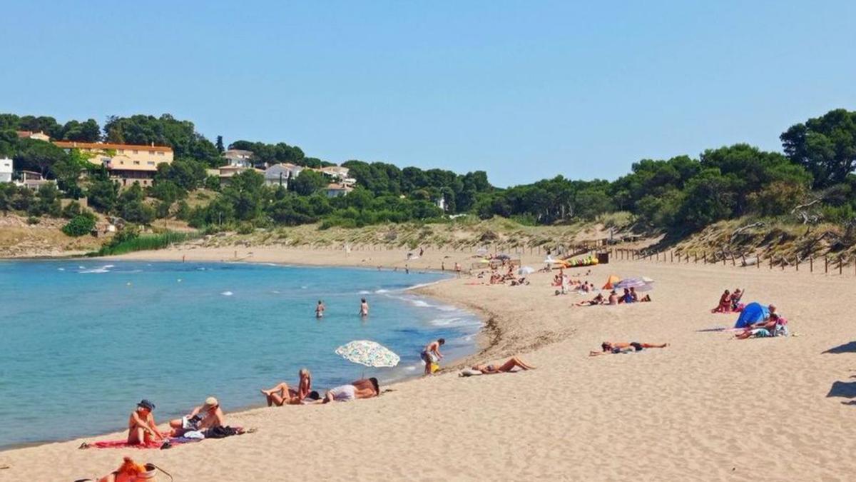 Platja del Rec del Molí a l’Escala.