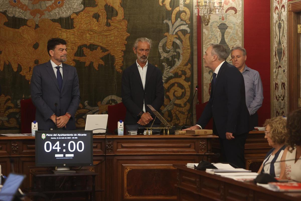 Rafael Alemañ, nuevo concejal del PP en Alicante