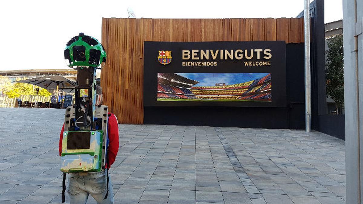 Así se hizo la conversión del Camp Nou a Google Street View