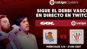 Ibai Llanos retransmetrà el derbi basc de LaLiga a Twitch