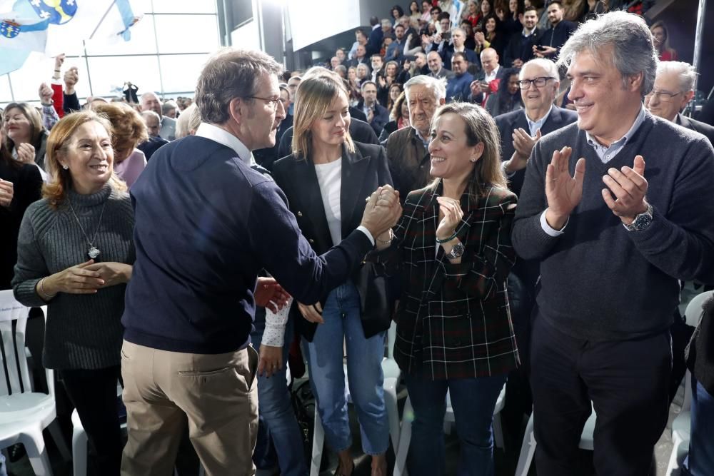 "No seré rehén de ningún partido, ni del mío", asegura el presidente de la Xunta y candidato del PPdeG en el Auditorio Mar de Vigo.
