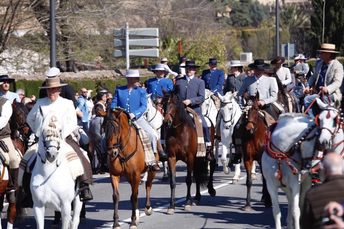 Cientos de caballistas y engances participan en la Marcha Hípica del 28-F en Córdoba