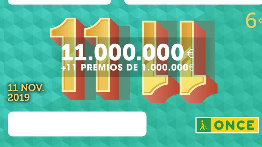 Cómo participar en el juego del 11 del 11 de la ONCE que se sortea el lunes