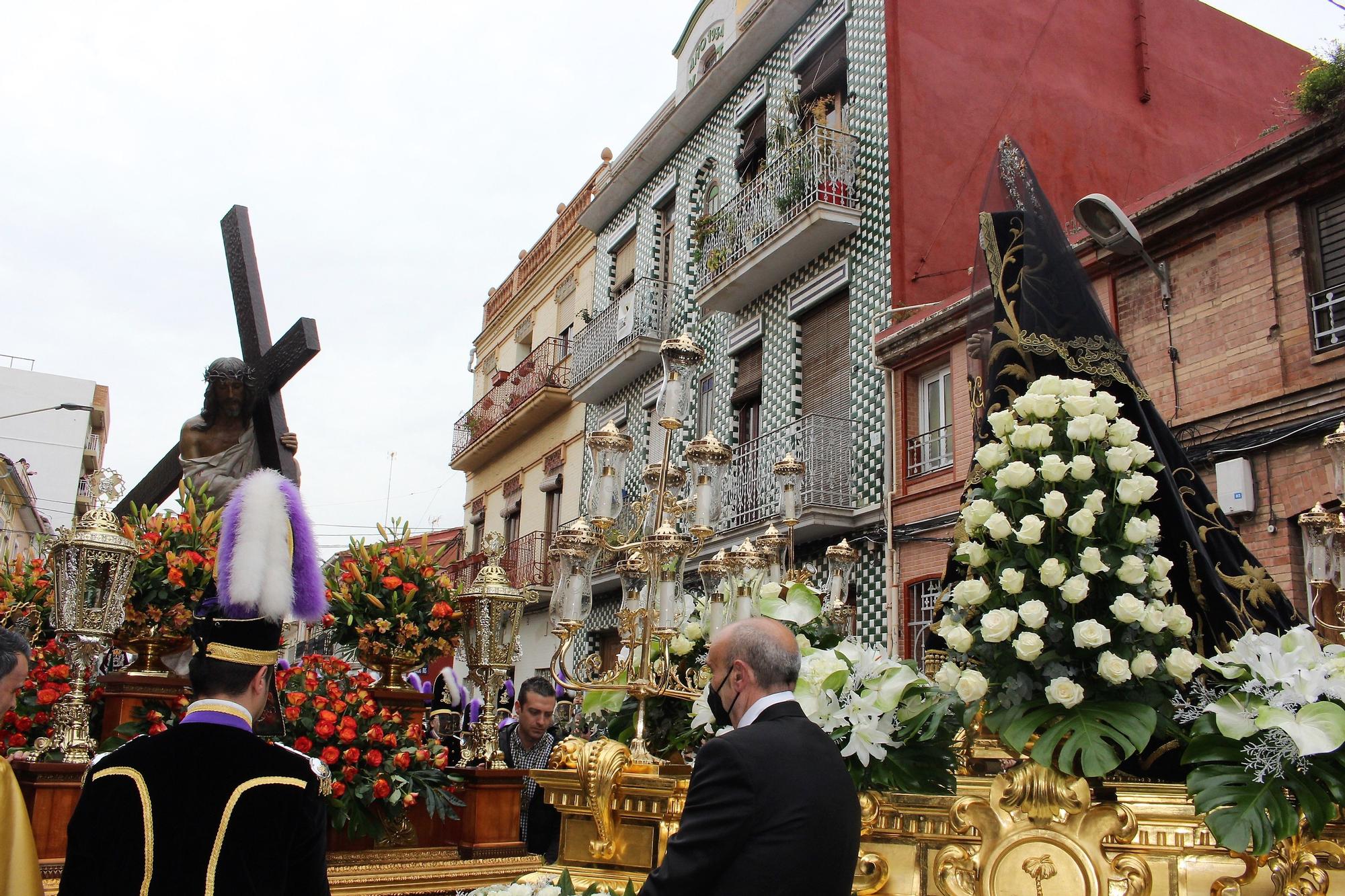 Las imágenes del Viernes Santo en la Semana Santa Marinera