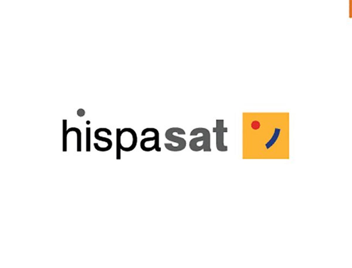 El logo de Hispasat