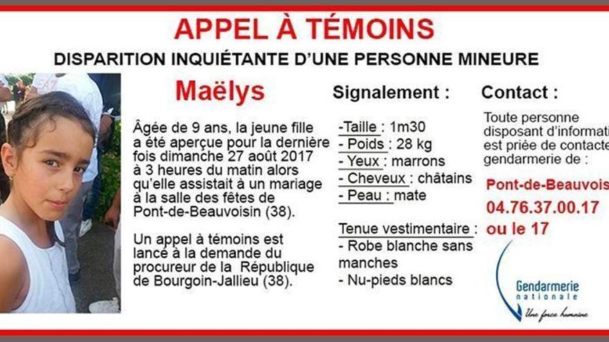 Un detenido en Francia por la desaparición de una niña de 9 años en una boda