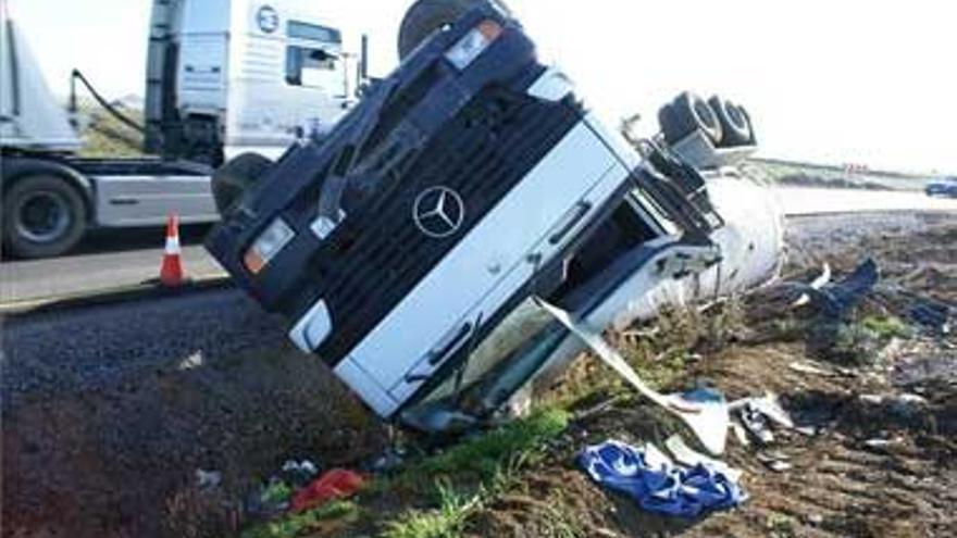 Aparatoso accidente sin victimas